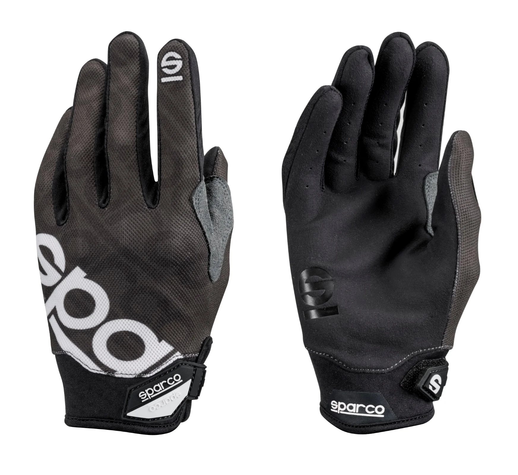 Sparco Competition Gloves Meca 3 - Black - Size 11 (Large)