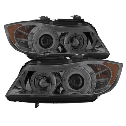 Spyder LED Halo Projector Headlights - BMW E90 3-Series (2006-2008)