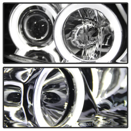 Spyder LED Halo Projector Headlights - BMW E90 3-Series (2006-2008) - Image 6