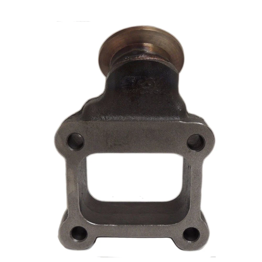 T4 manifold 44mm v-band Wastegate adapter 45 degree flange - Image 2