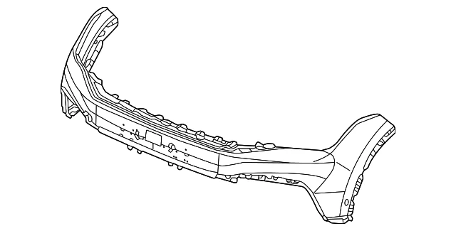 Tiguan R-Line Front Bumper Cover (2022-2024)
