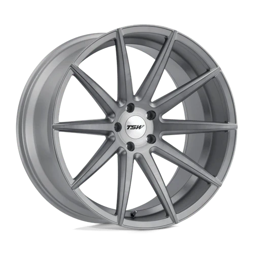 TSW CLYPSE 20X8.5 5X120 ET20 TITANIUM W/ MATTE BRUSHED FACE