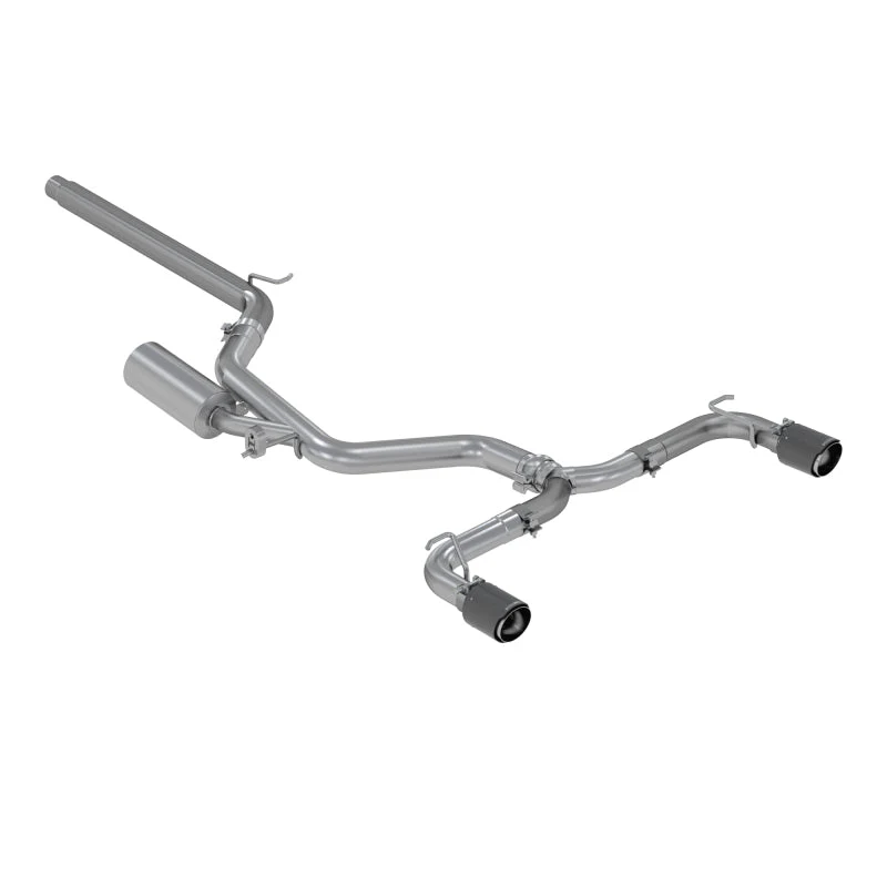 MBRP Armor Pro Series MK7/MK7.5 GTI 3" Cat Back Dual Split Rear Exit Exhaust System with Carbon Fiber Tips - Image 9