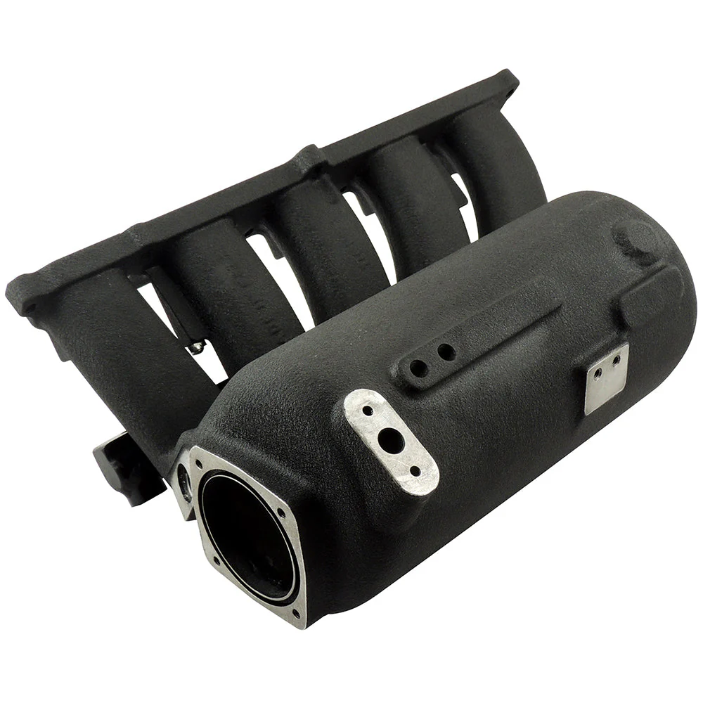 VW 2.5L 5 CYLINDER 20V 07K CAST ALUMINUM INTAKE MANIFOLD - WITH FUEL RAIL - BLACK - PRE SALE - Image 2