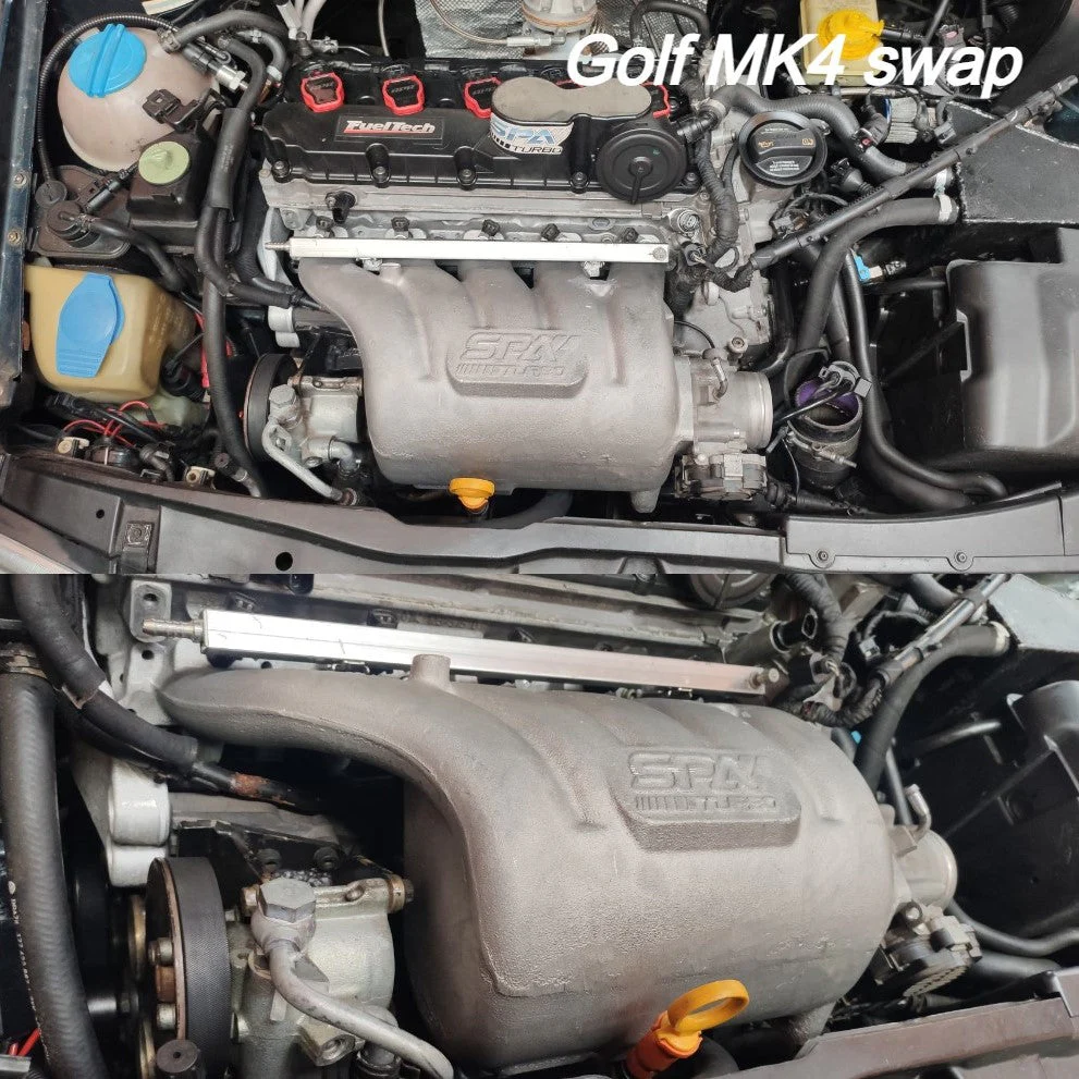 VW 2.5L 5 CYLINDER 20V 07K CAST ALUMINUM INTAKE MANIFOLD - WITH FUEL RAIL- PRE SALE - Image 8