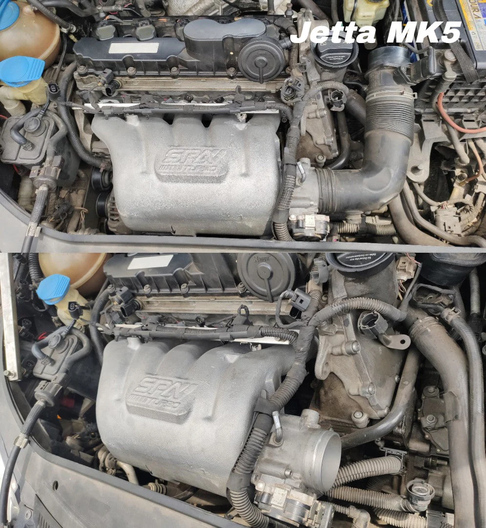 VW 2.5L 5 CYLINDER 20V 07K CAST ALUMINUM INTAKE MANIFOLD - WITH FUEL RAIL- PRE SALE - Image 9