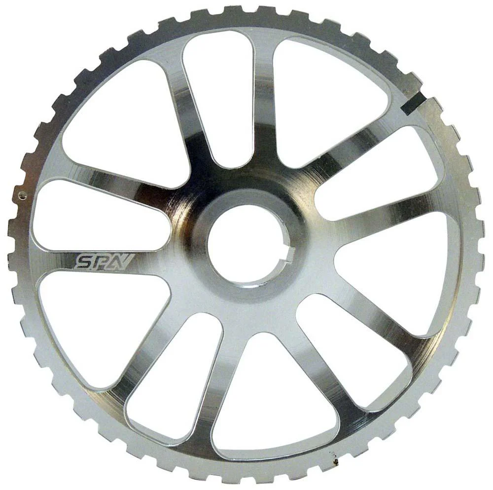 VW 74-98 8V Y series adjustable cam gear pulley + lightweight intermediate shaft pulley - Black/Silver - Image 3