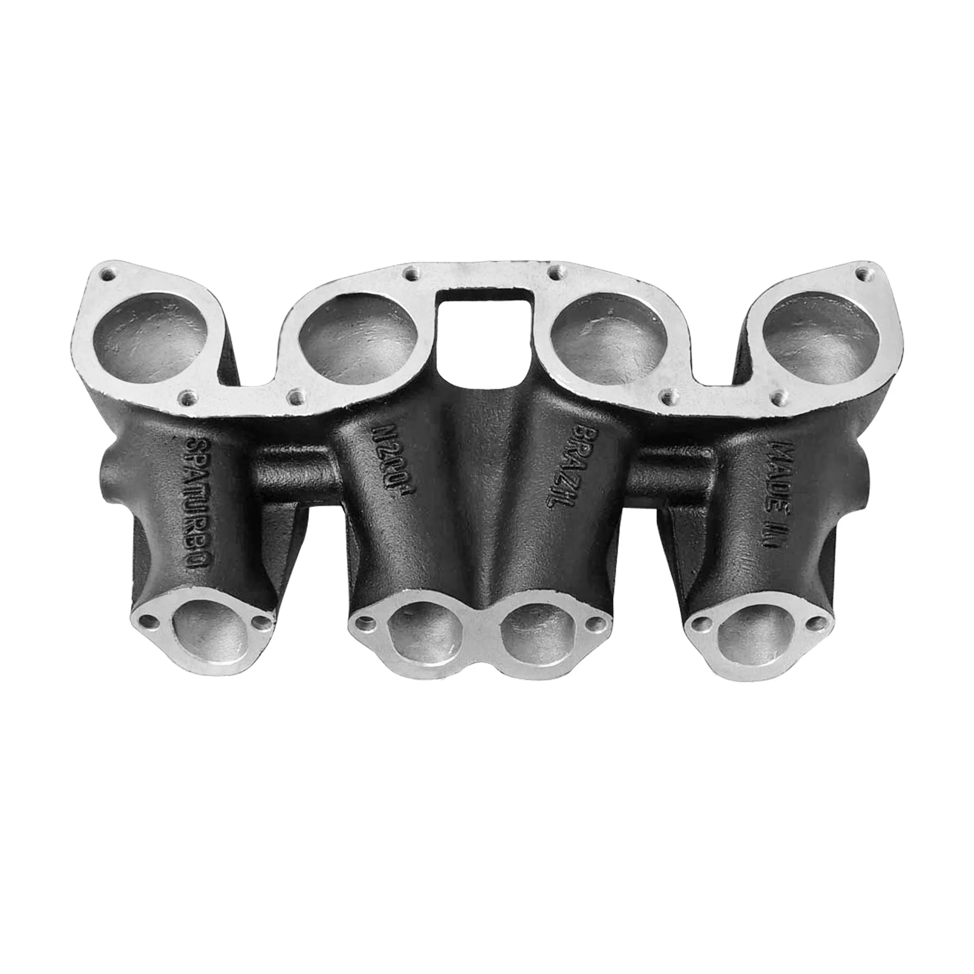 VW MKI MKII GTI 1.8L 2.0L 8v SOHC dual downdraft intake manifold - Black - Image 3