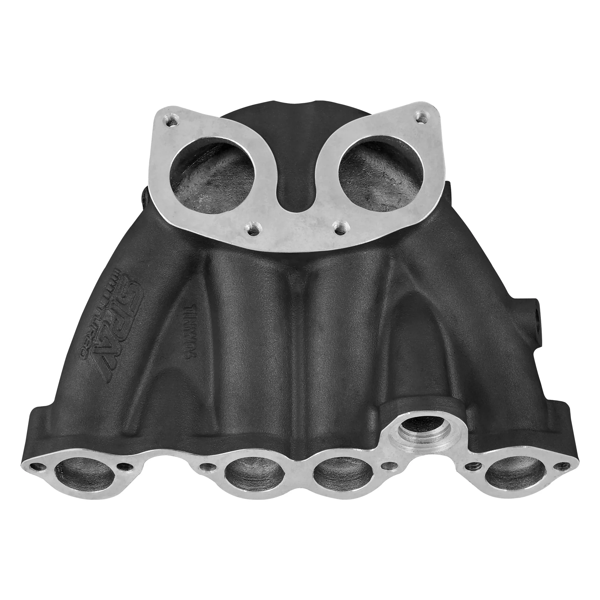 VW MKI MKII GTI 1.8L 2.0L 8V SOHC SINGLE DOWNDRAFT INTAKE MANIFOLD - BLACK + 0-30 PSI Fuel pressure regulator + Bracket - Image 4