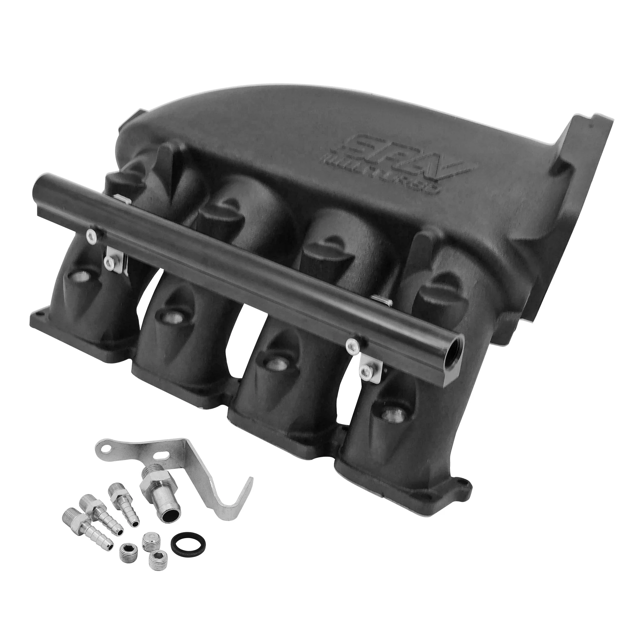 VW MKIV GTI T3 Twin Scroll Top Mount Flange Turbocharger Exhaust Manifold + Cast Aluminum Intake Manifold + 252 / 260 High Performance Camshaft set - Image 2