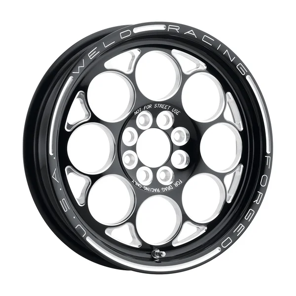 Weld Racing Magnum Import 15x3.5 / 4x100 BP / 2.25in BS Wheel - Gloss Black Milled