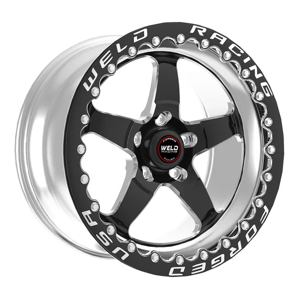 Weld Racing S71 Beadlock 15x10 / 5x120mm BP / ET51 / 7.5in. BS Black Wheel (Medium Pad)