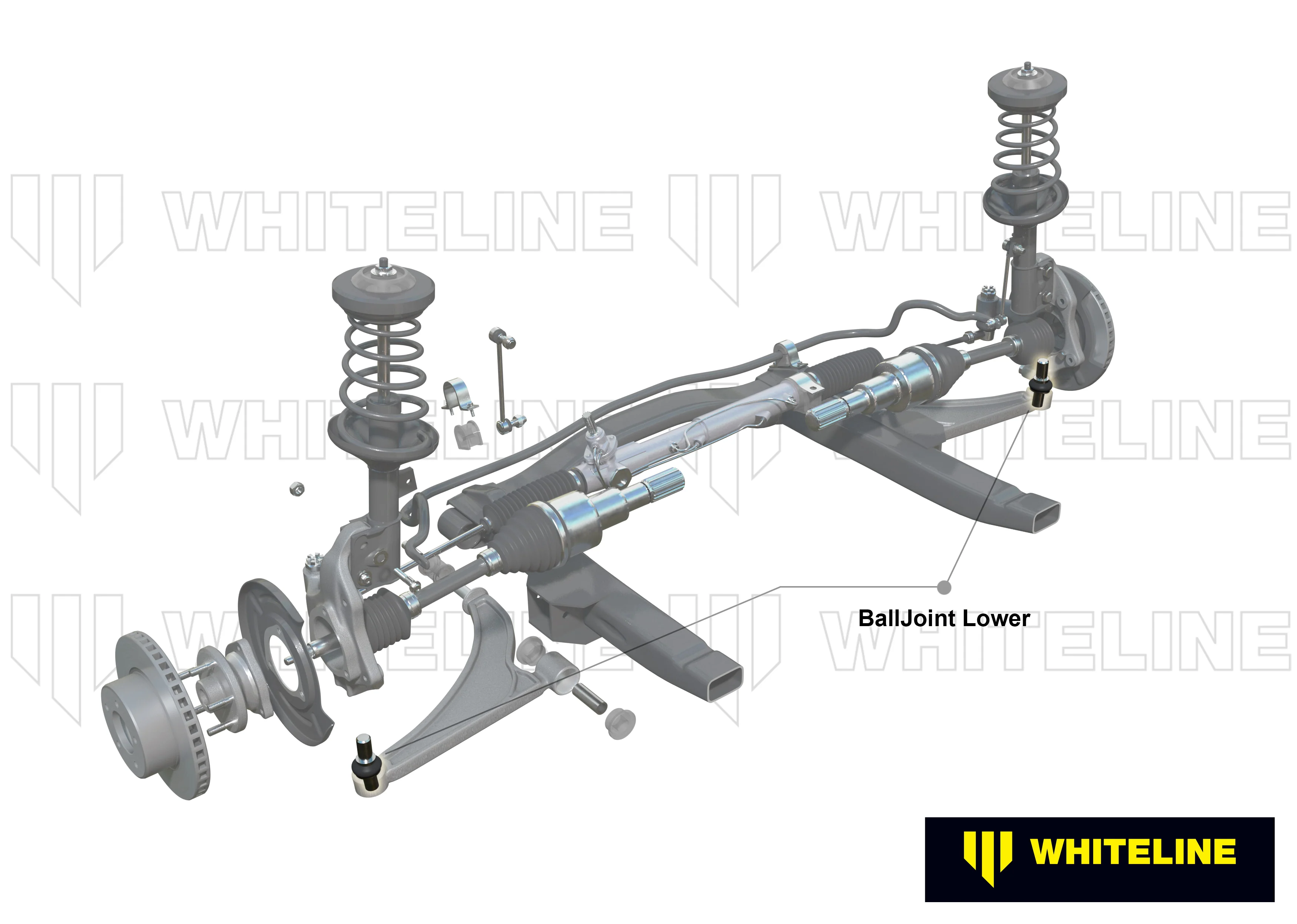 Whiteline Front Axle Roll Centre - Correction Kit (MK5/6, MQB, Passat, A3/TT) - Image 4